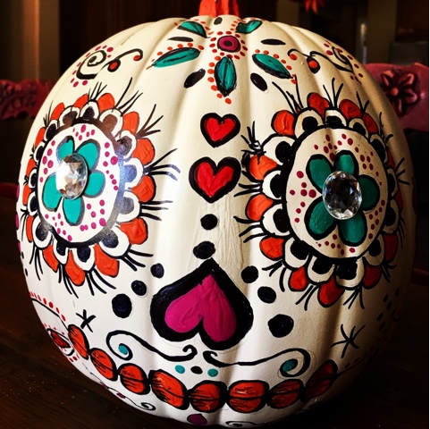 Susan Crabtree: Day of the dead pumpkins