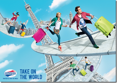 American Tourister Take on the World