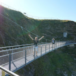 cliff walk on the First in Grindelwald, Switzerland 