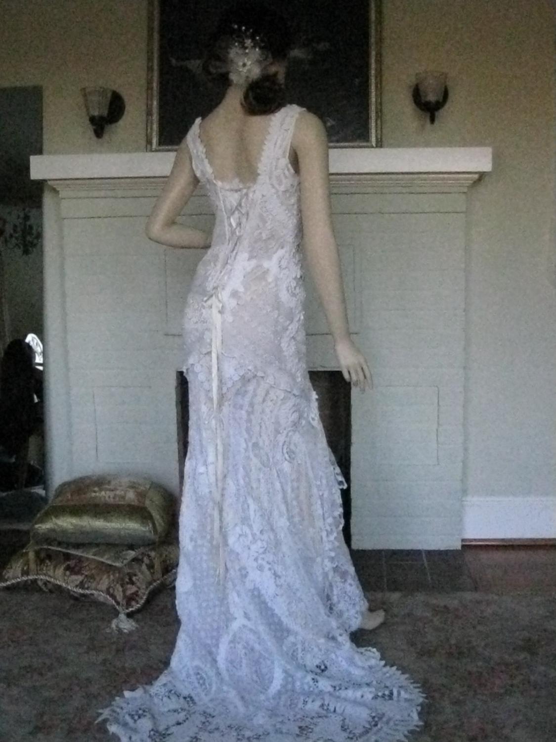 Antique Lace Collage Gown