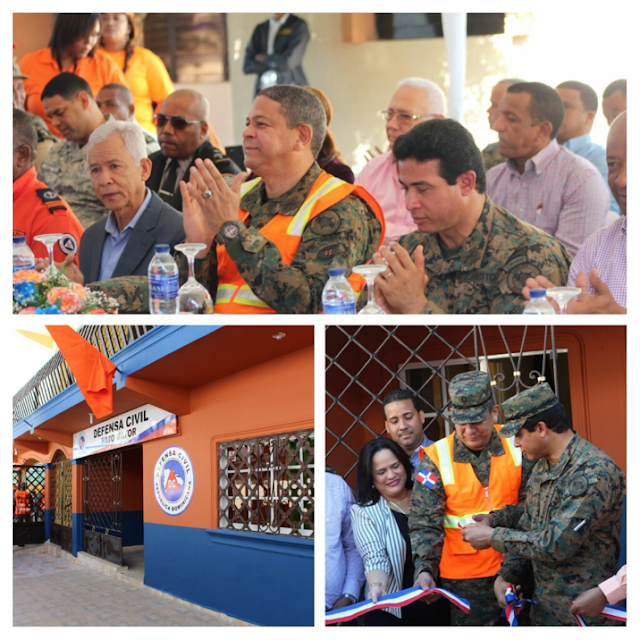 LA DEFENSA CIVIL INAUGURA NUEVO LOCAL DE OFICINA EN LA PROVINCIA HATO MAYOR; ORGANISMOS REALIZAN OPERATIVO MÉDICO. 