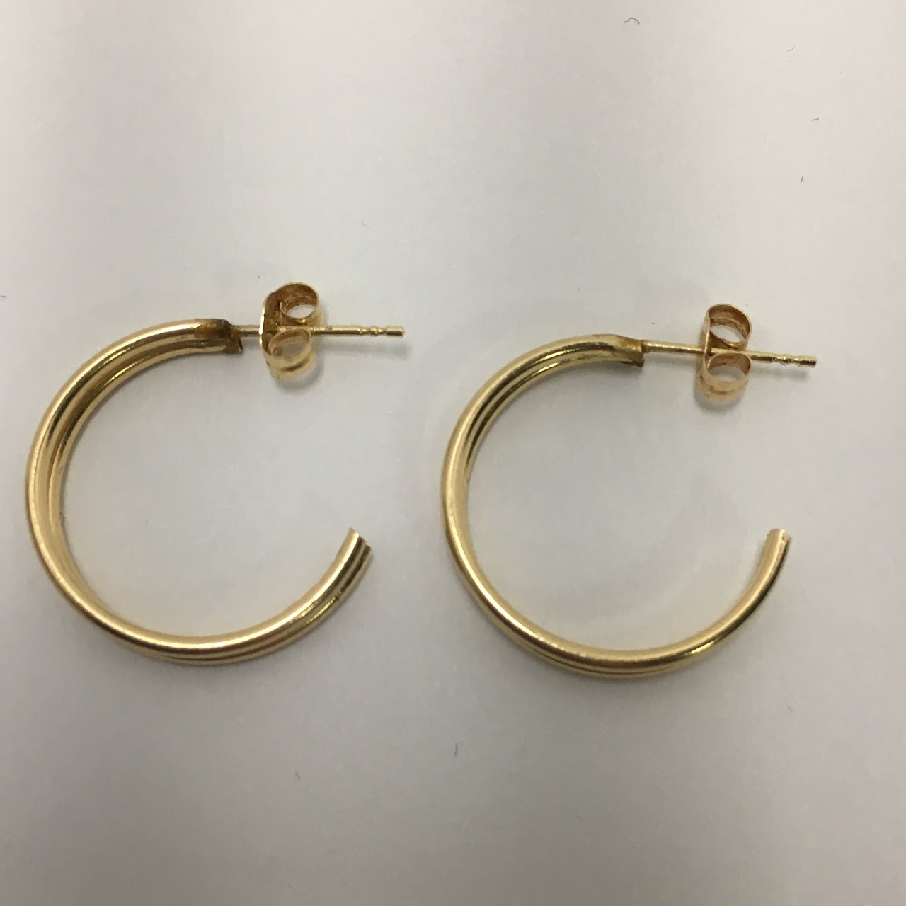 14 K Gold Hoop Earrings