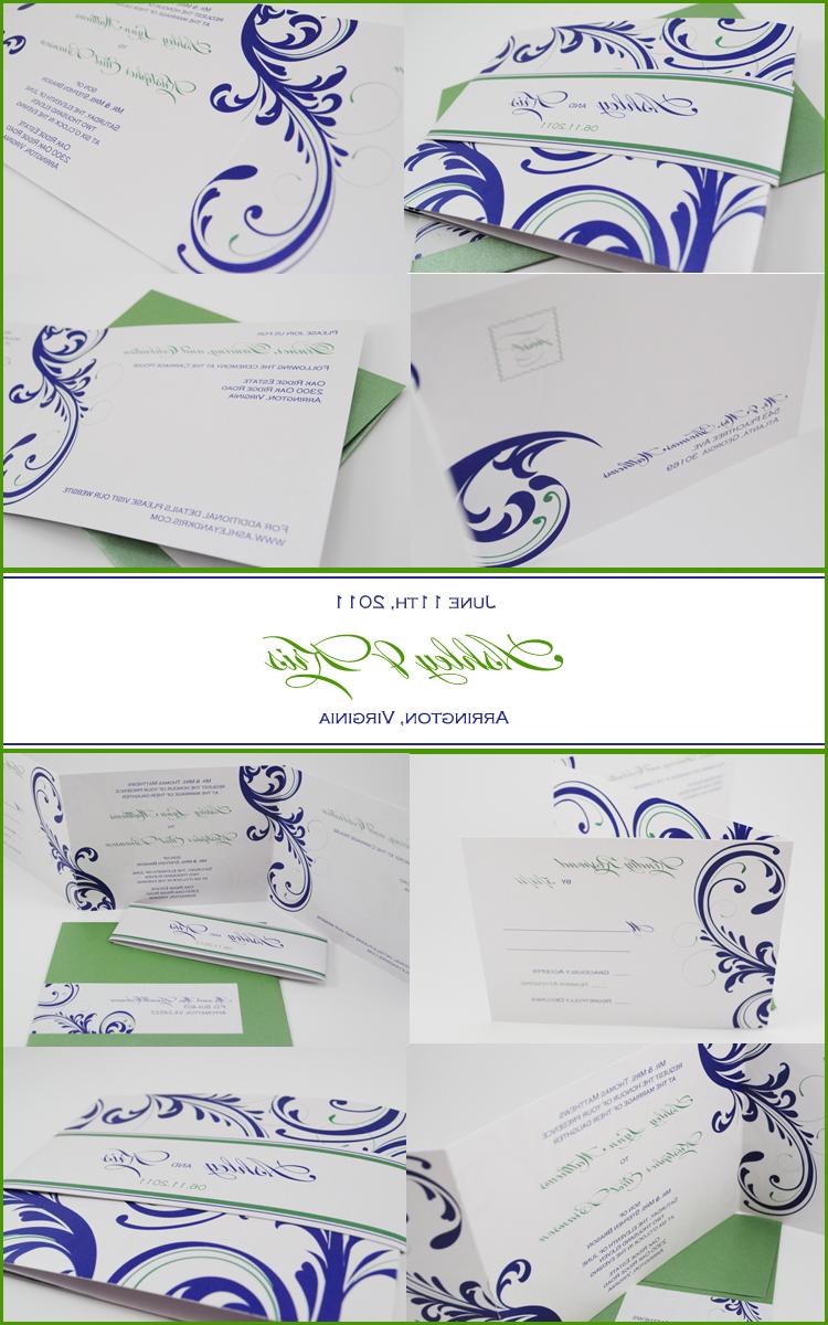 This invitation design allows