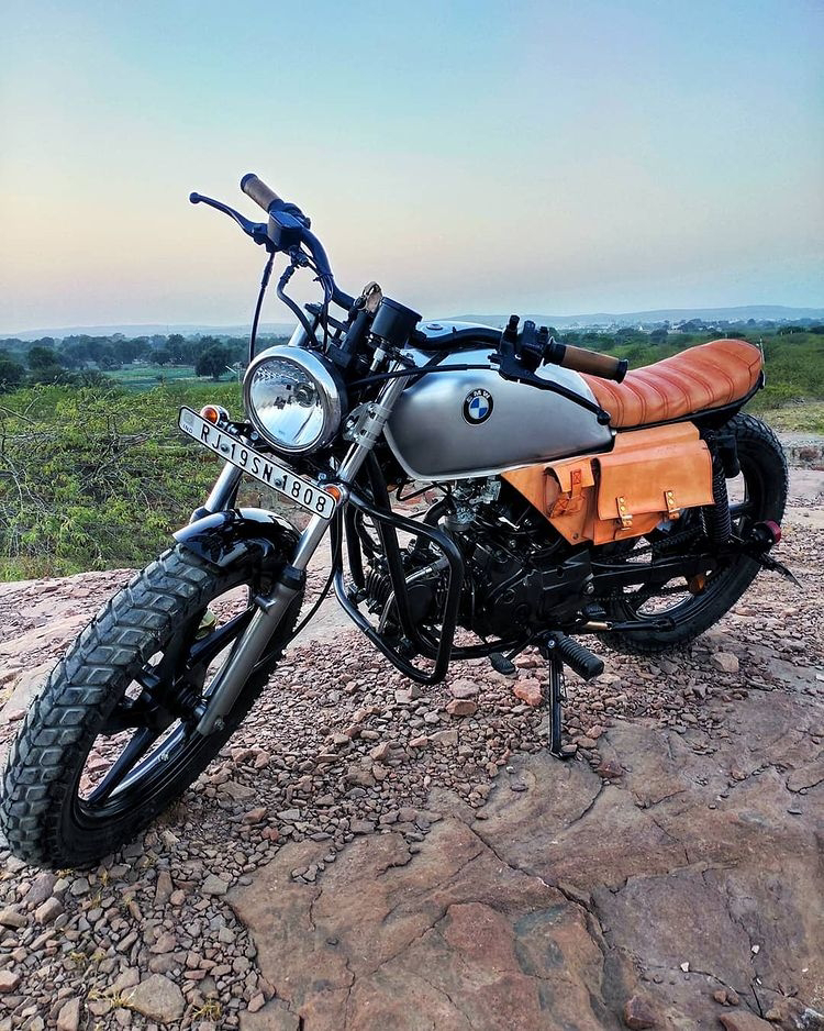 Glamour modified as bmw r80 scrambler