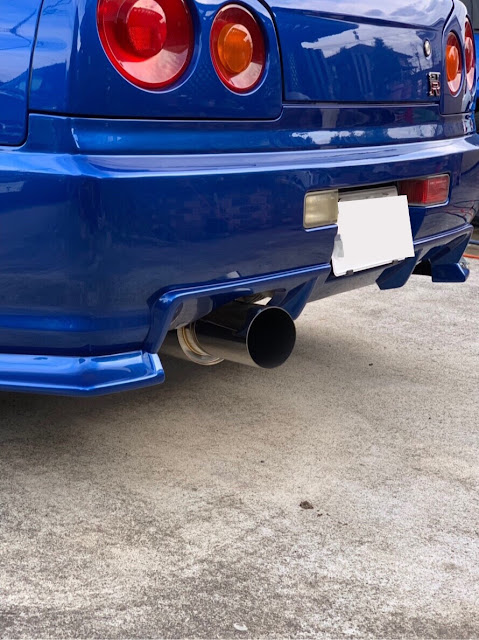 日産 スカイライン ER34 HR34 アウトレット 4ドア用 砲弾ロング