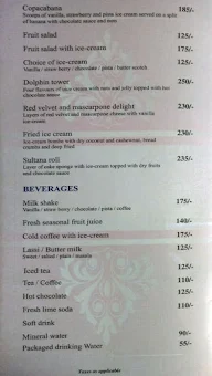 Horizon Multicuisine Restaurant menu 1