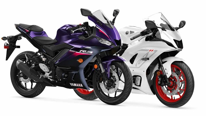All new 2023 Yamaha YZF-R3 and YZF-R7 New colour updates. 