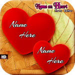 Cover Image of ダウンロード Name on Heart Photo Editor 1.5 APK