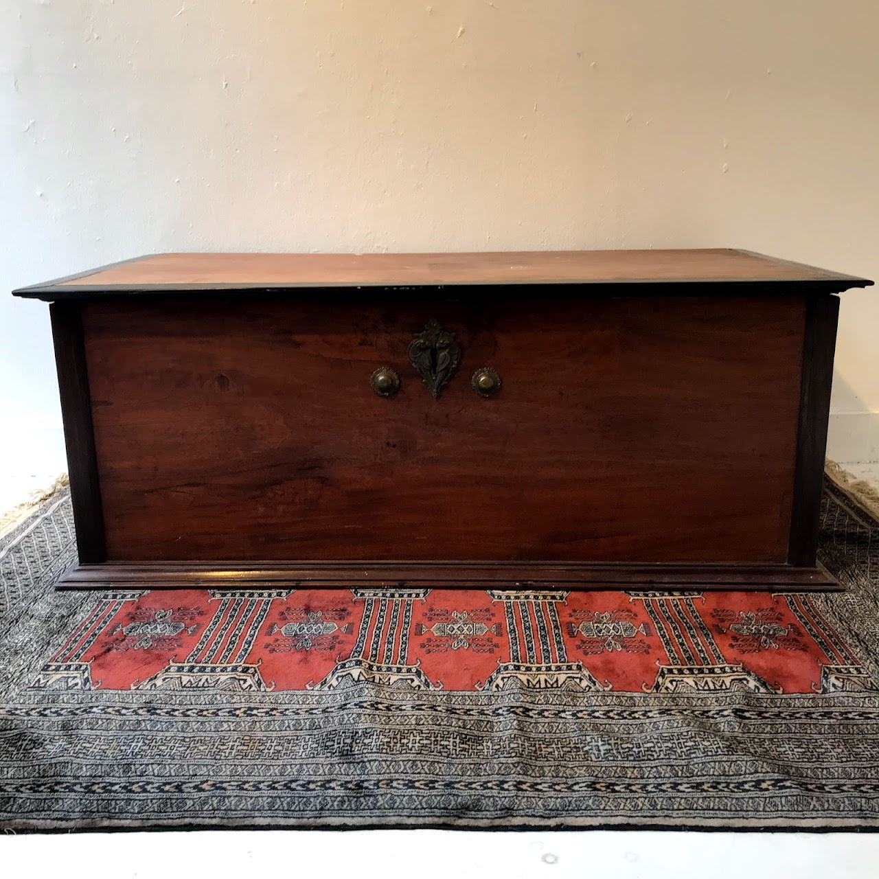 Antique Mahogany Coffer