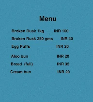 Madhu Iyengars Bakery menu 1