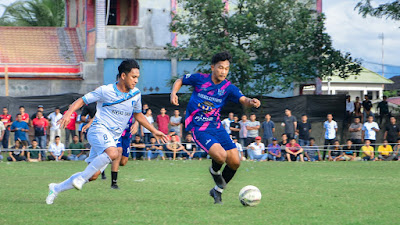 Damura FC Garot Hantam Pertahanan PSBS Bambi Melaju Babak Final  , 2-0 