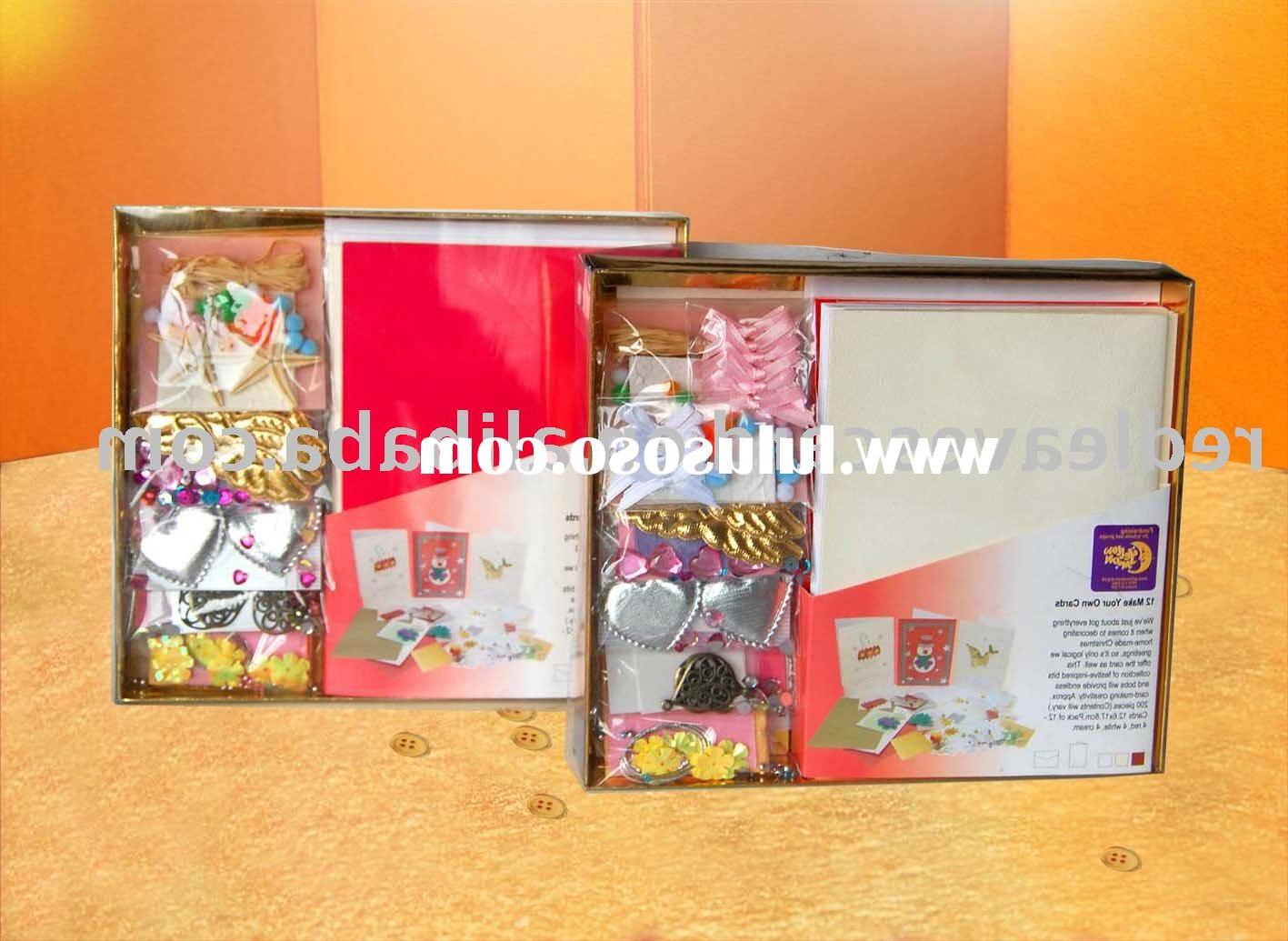 DIY card set, handmade card,