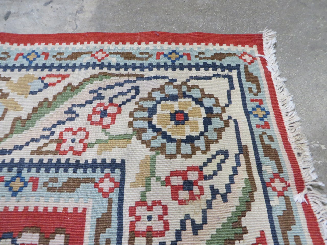 Tribal Flat Weave Rug