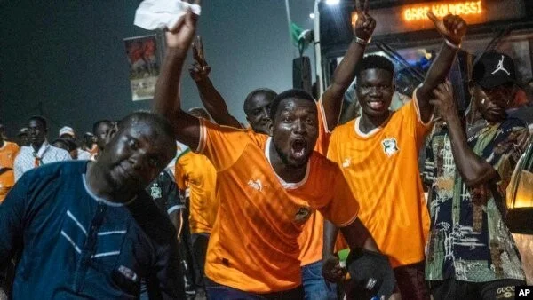 Ivory Coast washangilia ushindi wa AFCON.