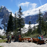 teahouse at Lake Louise, Alberta, Canada in Lake Louise, Canada 