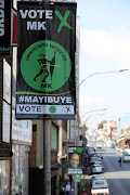 MK and Zuma election posters for may general elections in South Africa.
