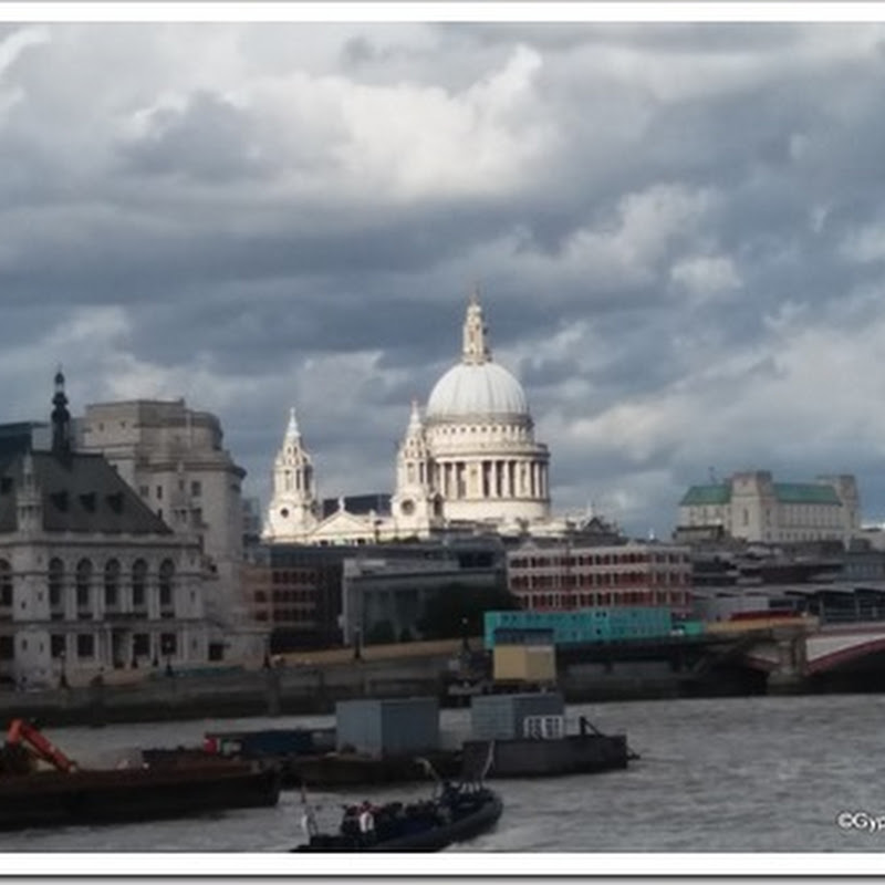 The River Thames in London.