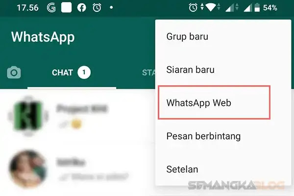 Cara login ke WhatsApp Web