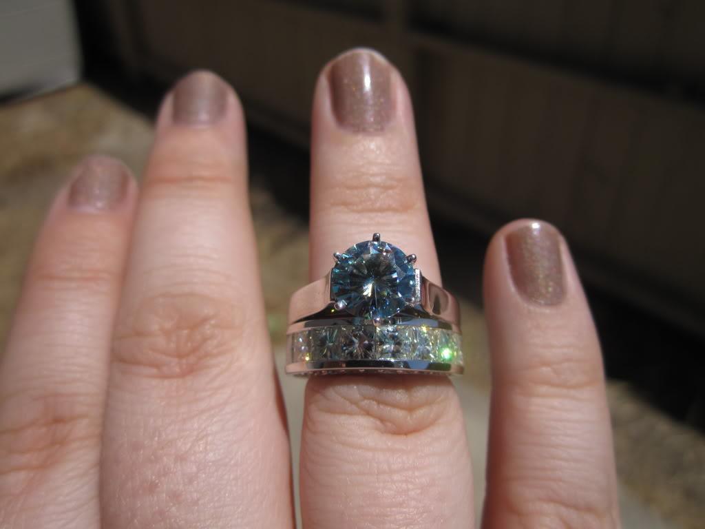 Do you have a moissanite wedding band? - betterthandiamond.com