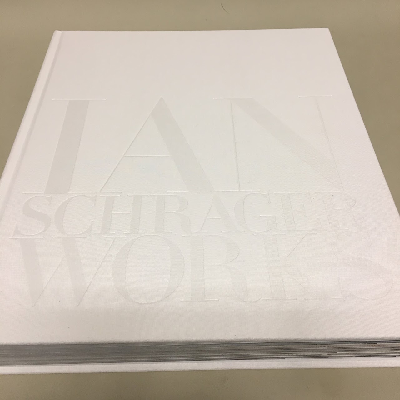 Signed Ian Schrager: Works (Hardcover)