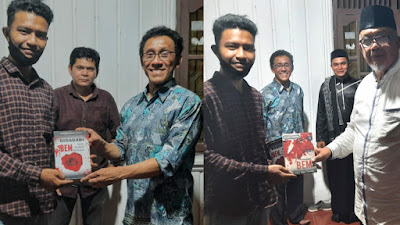 Novel Cinta Karya Pemuda Aceh Dihadiahi untuk Menteri PAN RB ke-14 dan Guru Besar ITB