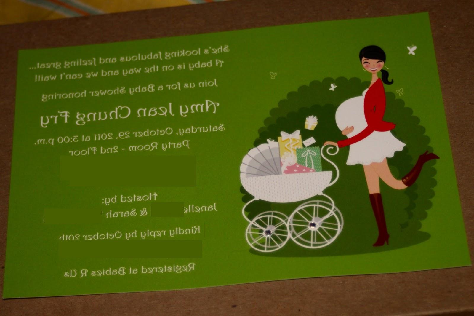 Gift Buggie invitations from