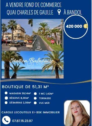 Vente locaux professionnels   à Bandol (83150), 420 000 €