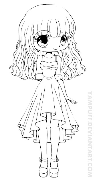 Best Free Chibi Anime Girls Coloring Pages Free Kids Children