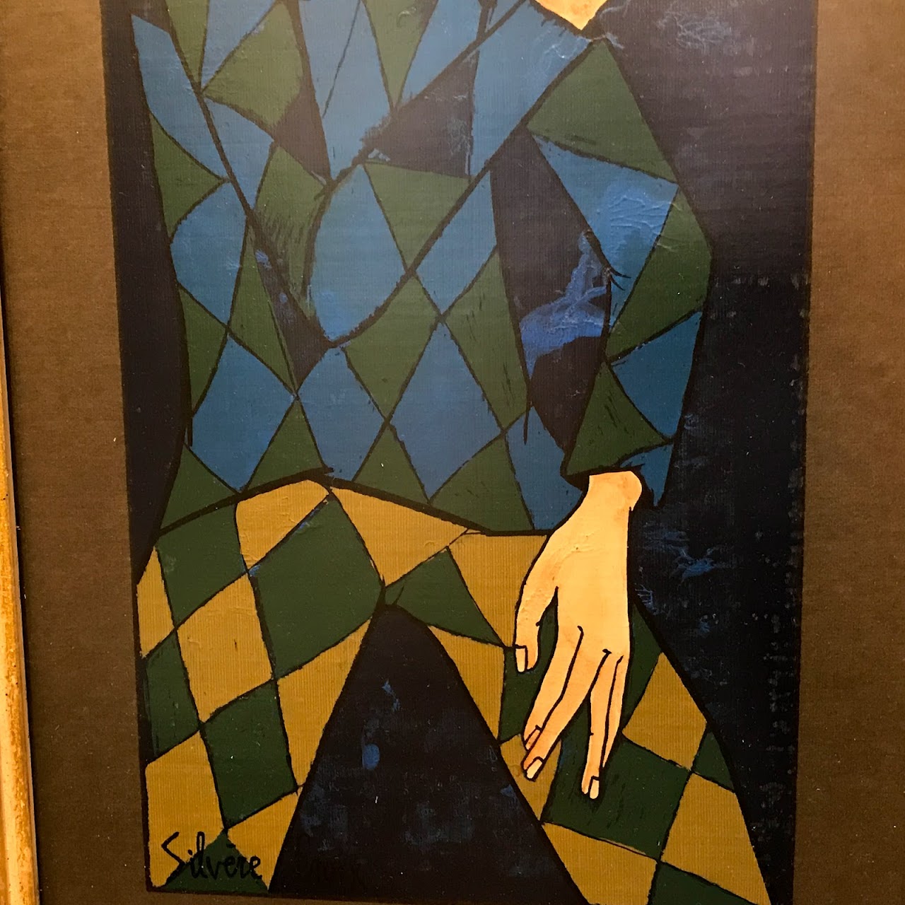 Silvere Croix Signed Painting