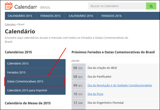 Encontre todas as datas comemorativas, feriados nacionais e dias importantes do ano no Brasil - Visual Dicas