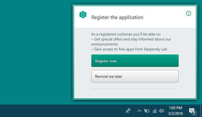 Antivirus gratuito Kaspersky