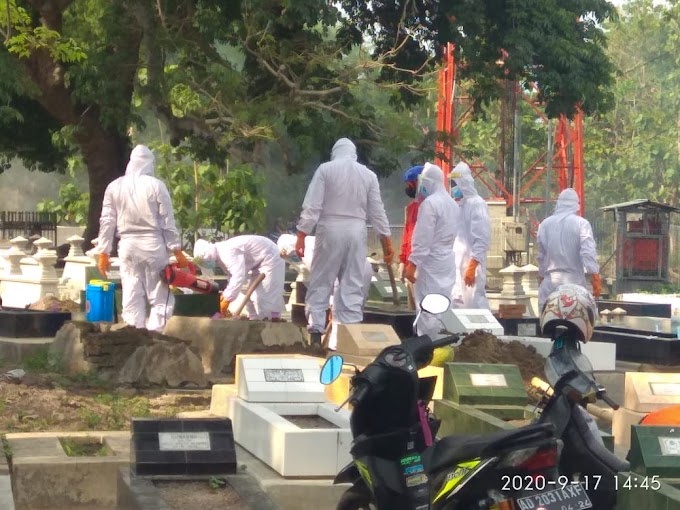 Rescue Senkom Mitra Polri Tergabung Dalam Giat pemulasaraan Jenazah Suspect Covid-19 di Kebakkramat