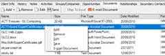 Act! Documents Tab - Save