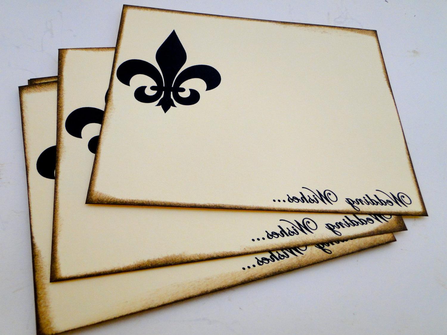 50 - Fleur de lis Wedding