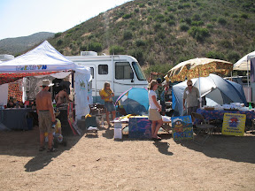 We were sandwiched in betweek Judy and Hank's soap sales and the WeEarth booth.