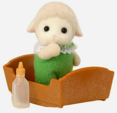 Sylvanian Families 3413 Cừu con và bình sữa với đôi mắt to tròn ngơ ngác