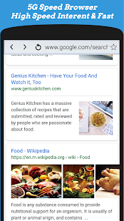 Speed Browser 5G: Light & Fast - Web Browser Mini Screenshot