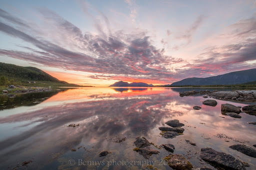 Magic Light and Clouds in Northern Norway. Photographer Benny Høynes