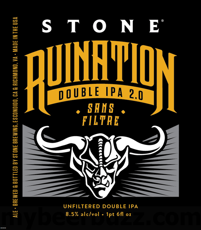 Stone Adding Ruination DIPA 2.0 Sans Filtre & Enter Night Pilsner