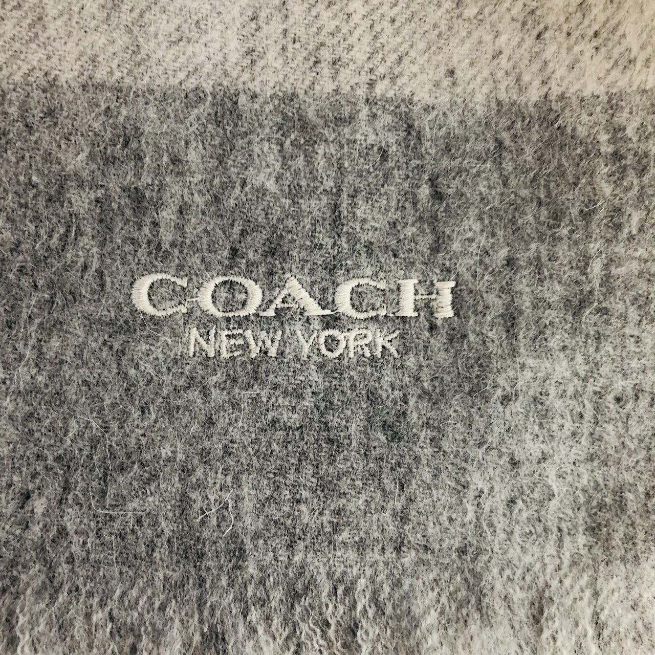 Coach NEW Plaid Scarf