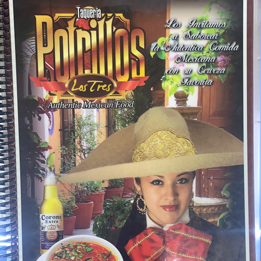 Taqueria los tres potrillos Inc (taco Grill) logo