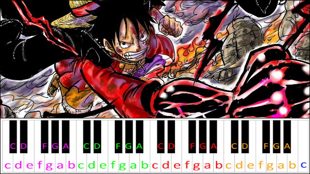 Paint By I Don T Like Mondays One Piece Op 24 Piano Letter Notes