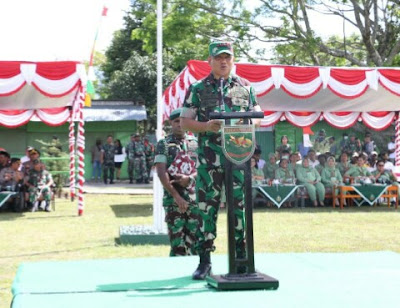 Pangdam XVII/Cenderawasih Menutup Secara Resmi TMMD Ke-115 Bertempat Di Makodim 1702/JWY