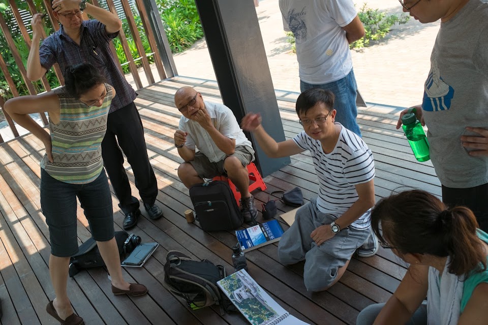 Labrador Park sketchwalk (Oct 2013)