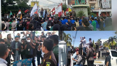 Belum lama Lepas Jabatan, Kali Ini Mantan Gubernur Gorontalo Langsung Didemo