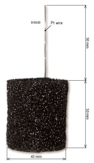 Porous carbon electrode