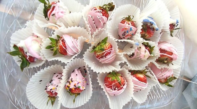 dipped strawberries