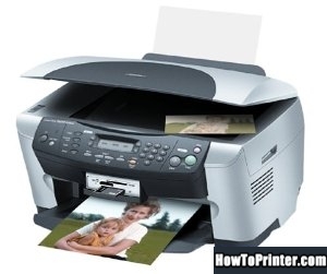 Reset Epson RX500 printer with Resetter program