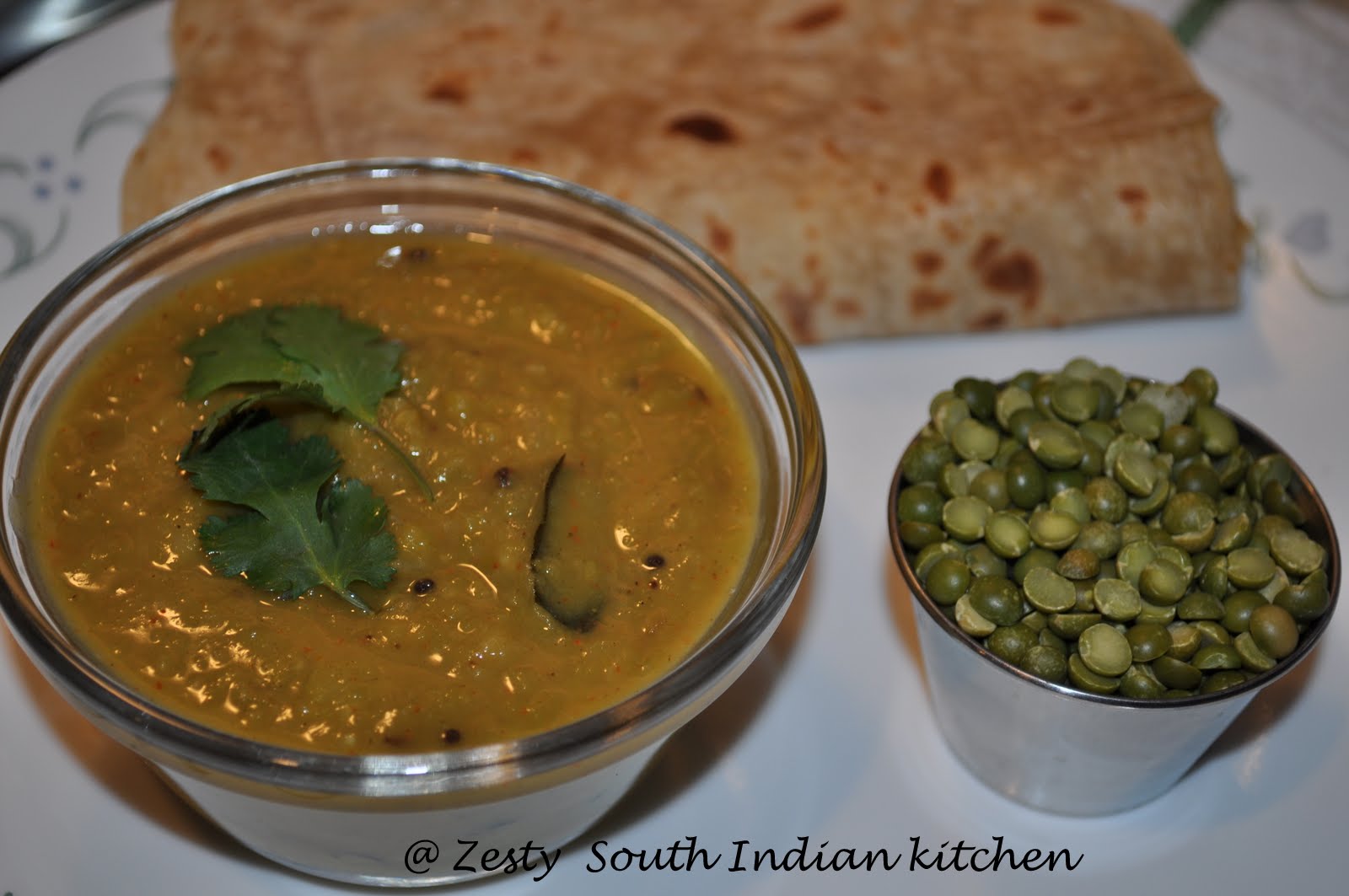 Mattar Dal Amti Split Green Peas Cooked In Maharashtrian Way