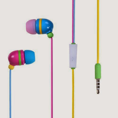  MYBAT Rainbow Stereo Handsfree Headset (136) ( with Package ) for Phones and other devices